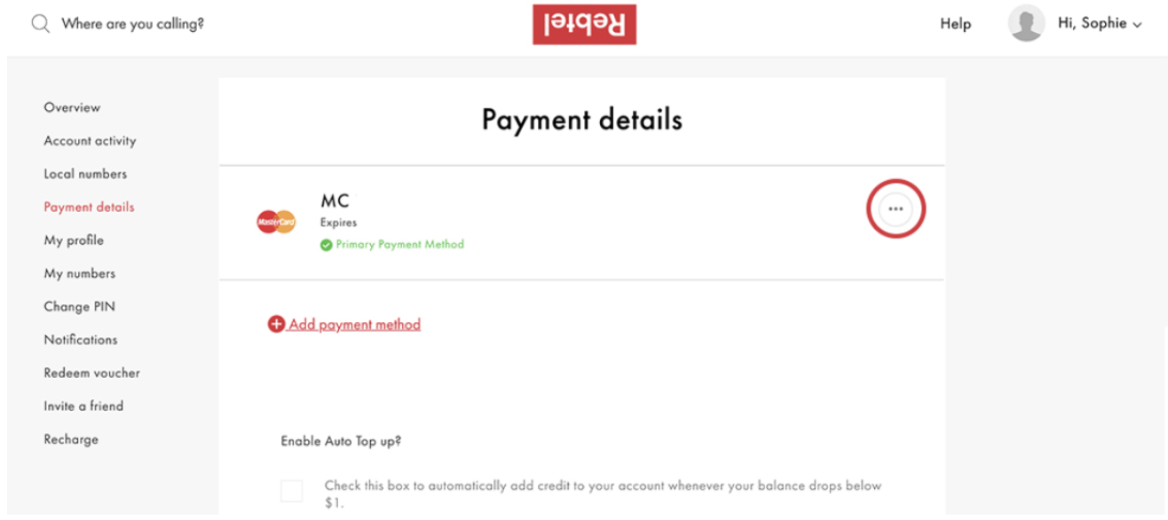 Rebtel Voucher Code It's easy to add credit, debit, and bank accounts to your digital wallet. Then when you click the PayPal button at checkout, you can choose any of them and skip entering your financial information. We've got your back with Purchase Protection.